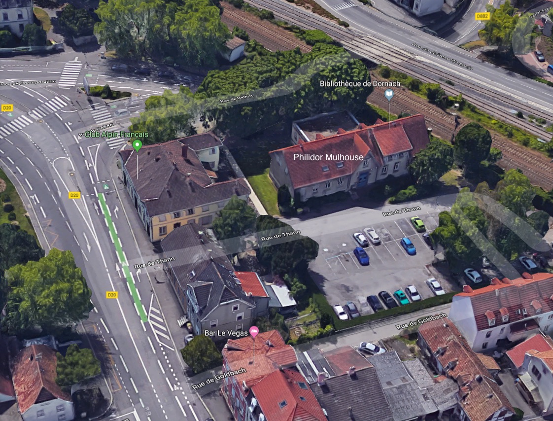 Accès Cercle d'échecs Philidor Mulhouse